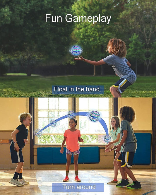 AeroOrb™ LED Hover Ball – Gesture-Controlled Flying Toy