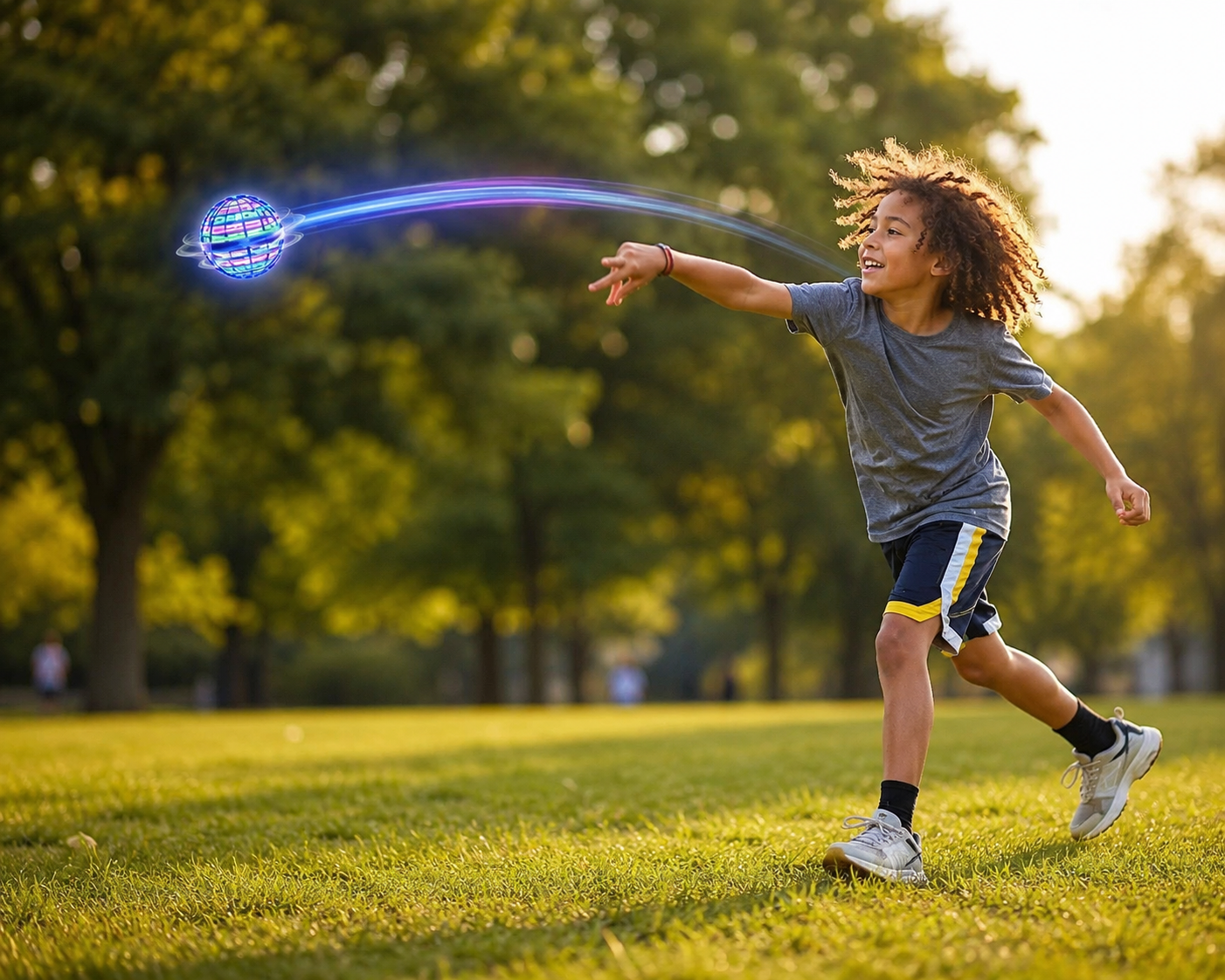 AeroOrb™ LED Hover Ball – Gesture-Controlled Flying Toy