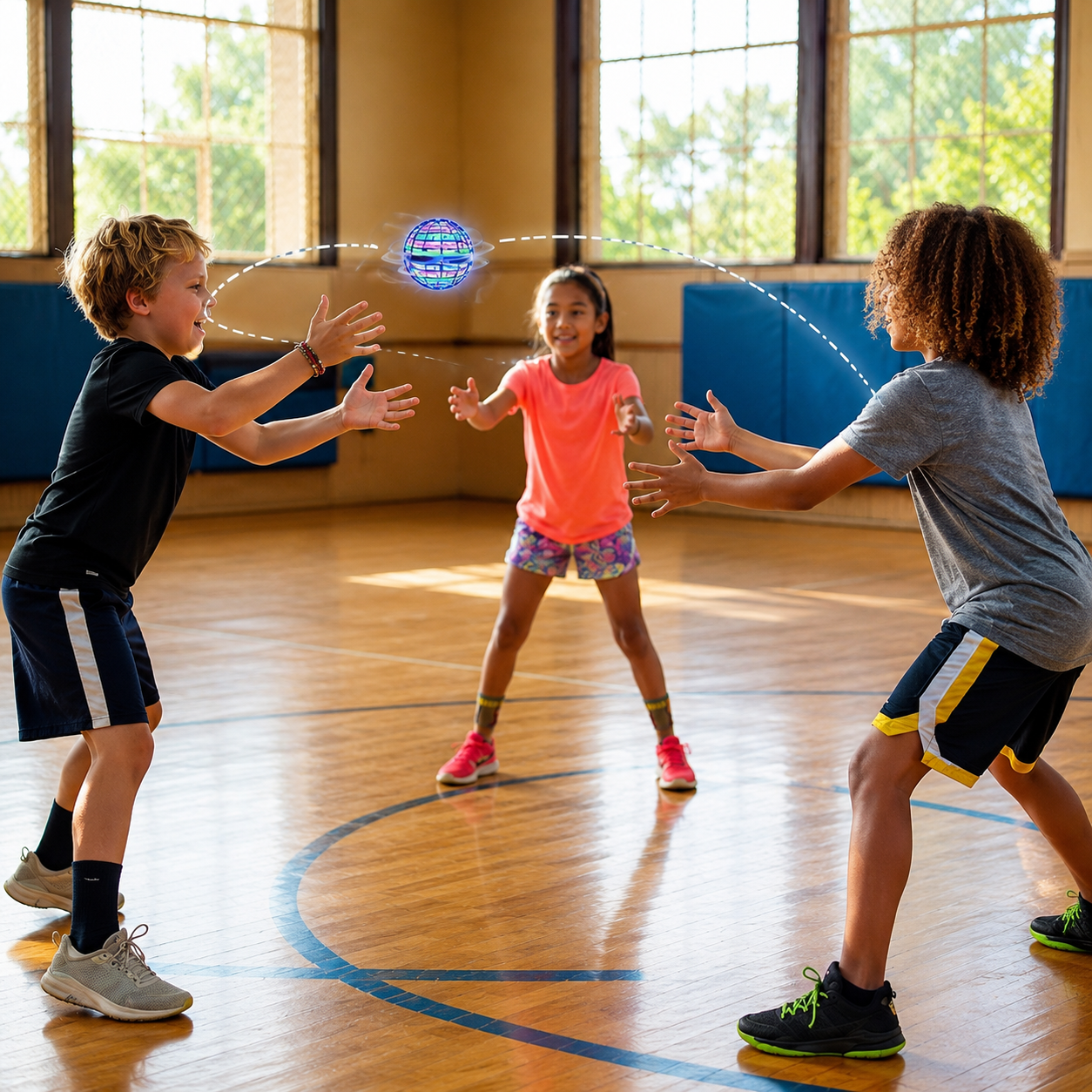 AeroOrb™ LED Hover Ball – Gesture-Controlled Flying Toy